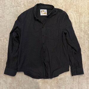 Naked and Famous Charcoal Long-Sleeve Shirt